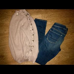 American Eagle skinny jeans